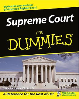 eBook (epub) Supreme Court For Dummies de Lisa Paddock