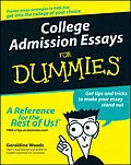 E-Book (epub) College Admission Essays For Dummies von Geraldine Woods