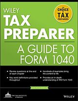 Couverture cartonnée Wiley Tax Preparer de The Tax Institute at H&R Block