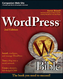 eBook (epub) WordPress Bible de Aaron Brazell