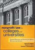 E-Book (pdf) Nonprofit Law for Colleges and Universities von Bruce R. Hopkins, Virginia C. Gross, Thomas J. Schenkelberg