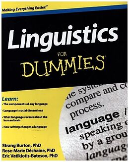 Couverture cartonnée Linguistics For Dummies de Dechaine Rose-Marie, Burton Strang, Vatikiotis-Bateson Eric