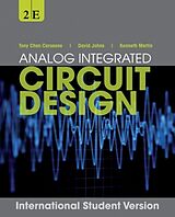 Couverture cartonnée Analog Integrated Circuit Design de Tony Chan Carusone, David A. Johns, Kenneth W. Martin