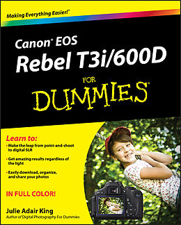 eBook (epub) Canon EOS Rebel T3i / 600D For Dummies de Julie Adair King