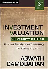 Couverture cartonnée Investment Valuation de Aswath Damodaran