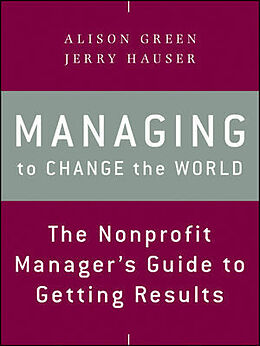 Kartonierter Einband Managing to Change the World von Alison Green, Jerry Hauser