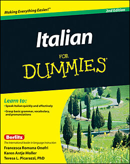 eBook (epub) Italian For Dummies de Francesca Romana Onofri, Karen Antje Möller, Teresa L. Picarazzi
