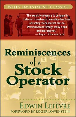 eBook (epub) Reminiscences of a Stock Operator de Edwin Lef?vre