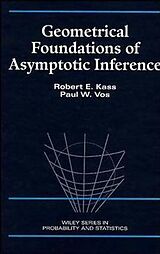 eBook (pdf) Geometrical Foundations of Asymptotic Inference de Robert E. Kass, Paul W. Vos