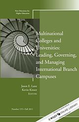 eBook (pdf) Multinational Colleges and Universities: Leading, Governing, and Managing International Branch Campuses de 