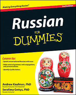 eBook (epub) Russian For Dummies de Andrew Kaufman, Serafima Gettys