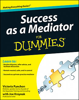 eBook (pdf) Success as a Mediator For Dummies, de Victoria Pynchon