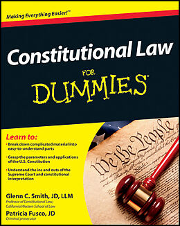 eBook (pdf) Constitutional Law For Dummies de Glenn Smith, Patricia Fusco