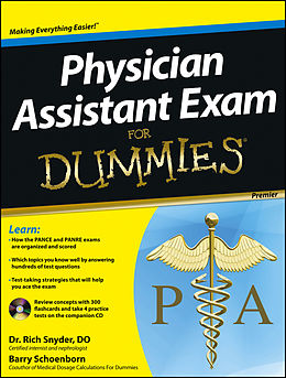 eBook (pdf) Physician Assistant Exam For Dummies de Barry Schoenborn, Richard Snyder