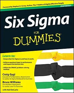 E-Book (pdf) Six Sigma For Dummies von Craig Gygi, Bruce Williams