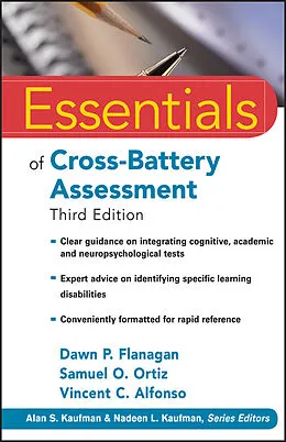 E-Book (epub) Essentials of Cross-Battery Assessment von Dawn P. Flanagan, Samuel O. Ortiz, Vincent C. Alfonso