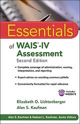 Couverture cartonnée Essentials of WAIS-IV Assessment de Elizabeth O. (Carlsbad, California) Lichtenberger, Alan S. (University of Georgia) Kaufman