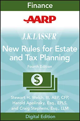 E-Book (pdf) AARP JK Lasser's New Rules for Estate and Tax Planning von Stewart H. Welch