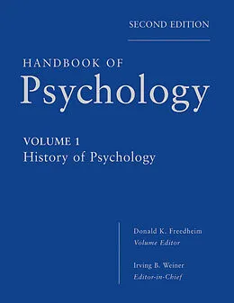 E-Book (pdf) Handbook of Psychology, History of Psychology von Irving B. Weiner
