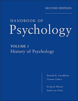 E-Book (epub) Handbook of Psychology, History of Psychology von Irving B. Weiner