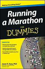 Couverture cartonnée Running a Marathon for Dummies de Jason Karp