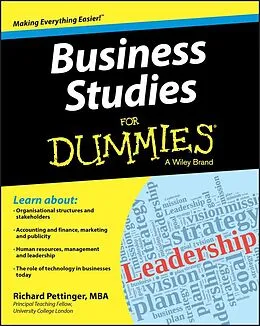 E-Book (pdf) Business Studies For Dummies von Richard Pettinger