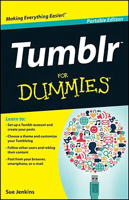 E-Book (pdf) Tumblr For Dummies Portable Edition von Sue Jenkins