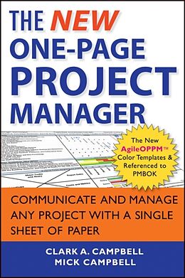 Kartonierter Einband The New One-Page Project Manager von Clark A Campbell, Mick Campbell