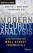 Livre Relié Modern Security Analysis de Martin J Whitman, Fernando Diz