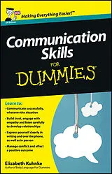 Kartonierter Einband Communication Skills For Dummies, UK Edition von Kuhnke Elizabeth