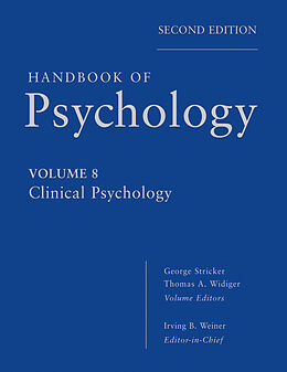 E-Book (epub) Handbook of Psychology, Clinical Psychology von Irving B. Weiner, George Stricker, Thomas A. Widiger