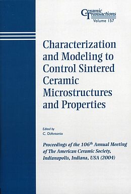 eBook (pdf) Characterization and Modeling to Control Sintered Ceramic Microstructures and Properties de 