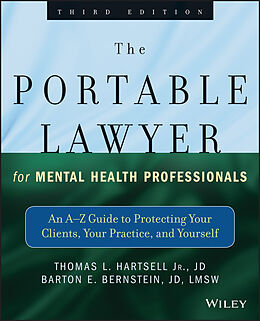 E-Book (epub) Portable Lawyer for Mental Health Professionals von Thomas L. Hartsell, Barton E. Bernstein