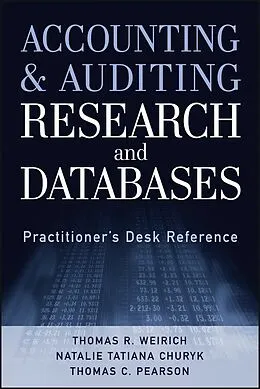 E-Book (pdf) Accounting and Auditing Research and Databases von Thomas R. Weirich