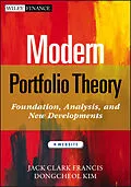 E-Book (pdf) Modern Portfolio Theory von Jack Clark Francis, Dongcheol Kim
