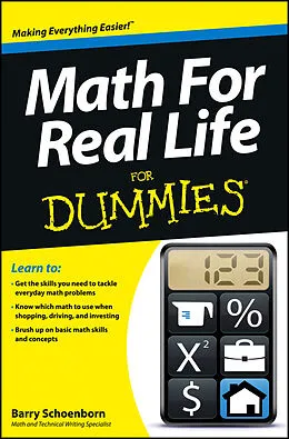 E-Book (epub) Math For Real Life For Dummies von Barry Schoenborn