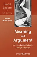 E-Book (epub) Meaning and Argument von Ernest Lepore, Sam Cumming