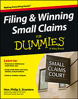 eBook (pdf) Filing and Winning Small Claims For Dummies de Philip Straniere