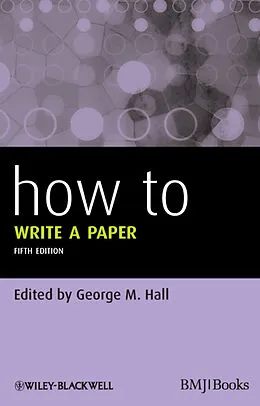 E-Book (pdf) How To Write a Paper von 
