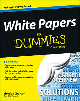 eBook (pdf) White Papers For Dummies de Gordon Graham