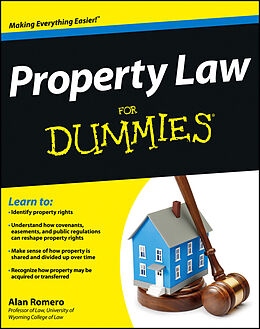 eBook (pdf) Property Law For Dummies de Alan R. Romero