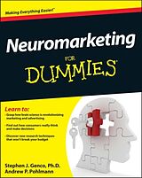 Couverture cartonnée Neuromarketing For Dummies de Genco Stephen J., Pohlmann Andrew P., Steidl Peter