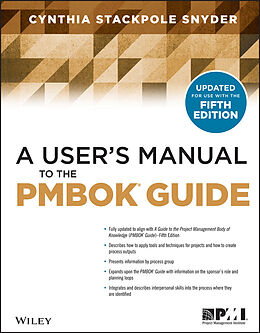 eBook (epub) User's Manual to the PMBOK Guide de Cynthia Stackpole Snyder