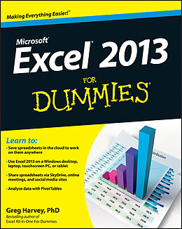 eBook (epub) Excel 2013 For Dummies de Greg Harvey