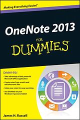 Kartonierter Einband Onenote 2013 for Dummies von James H Russell