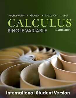 Couverture cartonnée Calculus de Hughes-Hallett Deborah, Gleason Andrew M., William G. McCallum