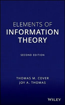 E-Book (epub) Elements of Information Theory von Thomas M. Cover, Joy A. Thomas