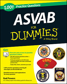 eBook (pdf) 1,001 ASVAB Practice Questions For Dummies (+ Free Online Practice) de Rod Powers