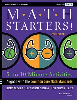 E-Book (pdf) Math Starters von Judith A. Muschla, Gary R. Muschla, Erin Muschla
