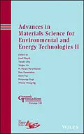E-Book (pdf) Advances in Materials Science for Environmental and Energy Technologies II von 